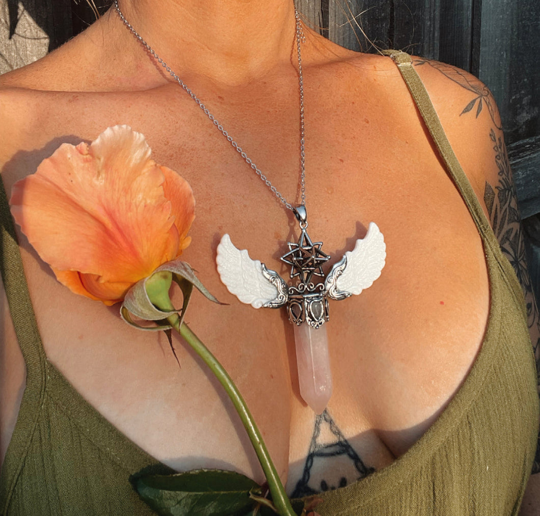Angel Spirit Crystal Necklace