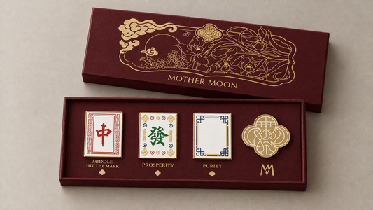 The Three Origins Mahjong Pin Set 三元牌