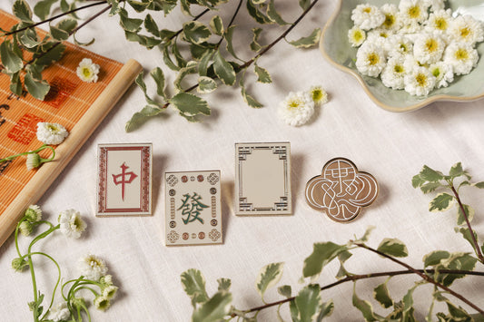 The Three Origins Mahjong Pin Set 三元牌