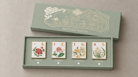 The Seasons Mahjong Pin Set 春夏秋冬