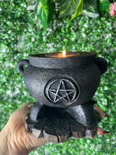 Load image into Gallery viewer, Cauldron Candle Holder

