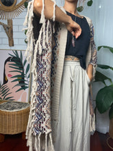 Load image into Gallery viewer, RESTOCK - Hippie Poncho Cardi - Beige
