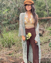 Load image into Gallery viewer, Sage Jolene Crochet Cardi RESTOCK
