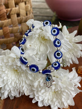 Load image into Gallery viewer, Evil eye protection bracelet
